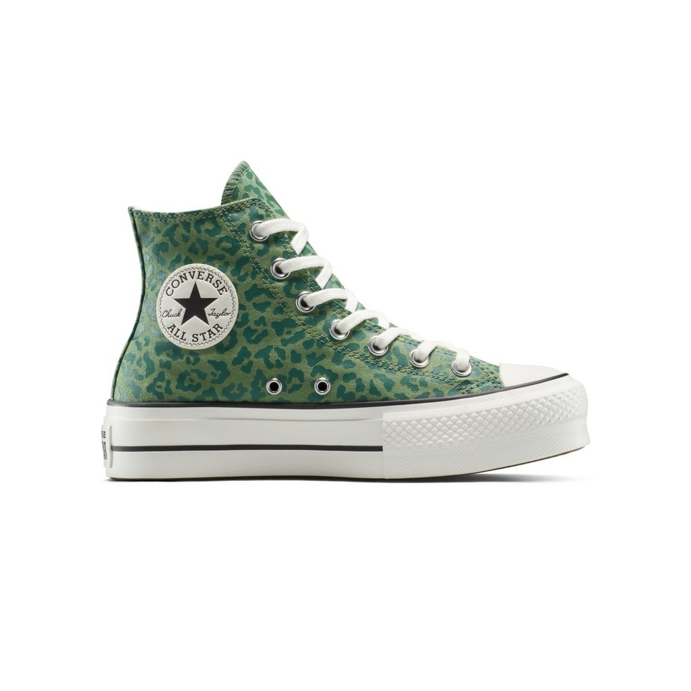 High-top trainers - foothill green vintage white